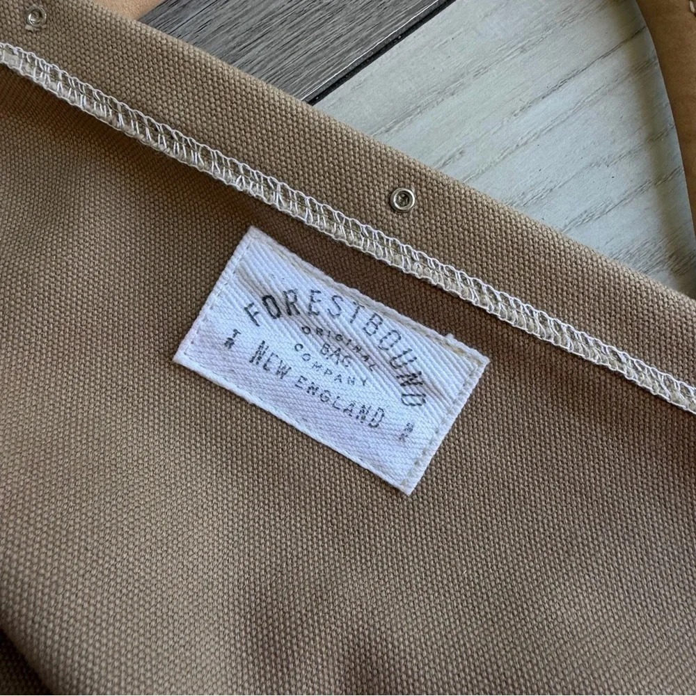 Forestbound ESCAPE Canvas Utility Bag In Khaki